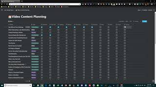 Using Notionso For Content Planning [upl. by Harima]