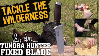 Tackle The Wilderness  Hibben Tundra Hunter Fixed Blade Knife [upl. by Erine]