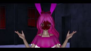 MMD Sprunki incredibox pinki and wenda horror Rabbit hole [upl. by Lynnell980]