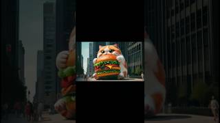 Cute ai cat  Big cat on the city and bigger  big cat  Episode 1  cat viral shorts [upl. by Evod]