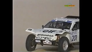 1993 Pharaohs Rally Raid  Stage 4  Citroen ZX  Mitsubishi Pajero  Eurosport [upl. by Aicital]