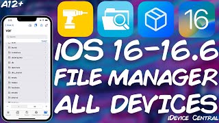 iOS 16  166 b1 FILZA FILE MANAGER Alternative Without JAILBREAK With Write Access [upl. by Siroval]