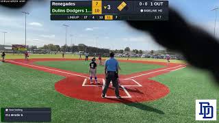 Dulins Dodgers 10U vs Renegades 20241102 [upl. by Nooj]