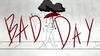 Daniel Powter  Bad Day Official Lyric Video [upl. by Ailemac247]