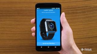 Fitbit How To Set Up A Tracker On A Mobile Device [upl. by Emor190]