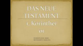 1 Korinther 1  Elberfelder Bibel [upl. by Dole942]