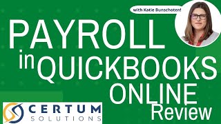 DEMO  Reviewing QuickBooks Online Payroll  Complete with Running a Payroll [upl. by Viviana511]