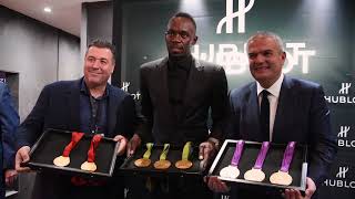 HUBLOT  USAIN BOLT WITH HUBLOT AT SIAR MEXICO [upl. by Rowland62]