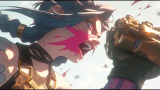 Jinx vs Vi「Arcane Season 2 AMV」 Walk [upl. by Kcinomod]