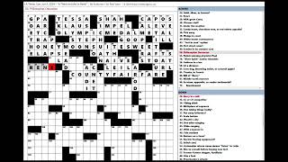 Los Angeles Times LAT Crossword Puzzle 06022024 [upl. by Notlrak]