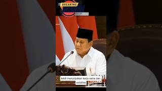 Presiden prabowo Memimpin sidang kabinet [upl. by Komarek]