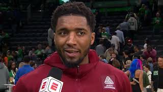 Donovan Mitchell Talks Game 2 Win vs Celtics Postgame Interview [upl. by Donna]