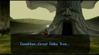 Legend of Zelda Ocarina of Time Walkthrough 02 13 quotLeaving Kokiriquot [upl. by Xenia]