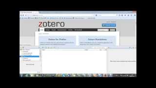 Videoaula Zotero 01 extensão do Firefox [upl. by Assirroc]