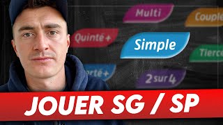 COMMENT JOUER AU SIMPLE GAGNANT  SIMPLE PLACÉ  🍀 [upl. by Eldnek]