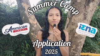 Summer Camp Application 2025  Gabriela Morales [upl. by Atyekram]