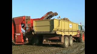 GRIMME TRAILED SUGAR BEET HARVESTER DEMONSTRATION [upl. by Lock]