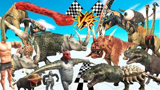 LA CARRERA DEFINITIVA DE ANIMALES MUTANTES  ANIMAL REVOLT BATTLE SIMULATOR [upl. by Hopkins]