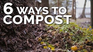 6 Different Ways To Compost No Matter Where You Live [upl. by Yanehc]