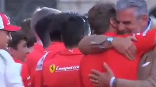 Sebastian Vettel and Mick Schumacher meeting Maurizio Arrivabene after a long time [upl. by Carlock252]