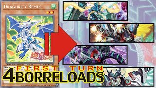 YGO 1ST TURN 4 BORRELOADS Ritual Fusion Synchro and Link Summon ft Speedburst amp Dualwiel [upl. by Adolph49]