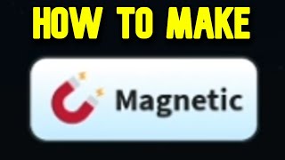 How to Make a Magnetic in Aura Craft Roblox [upl. by Adrahc482]