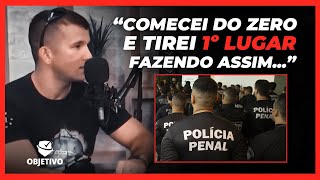 1º LUGAR NA POLÍCIA PENAL  CE REVELA COMO INICIOU OS ESTUDOS  Objetivo Concursos [upl. by Nylirrehs]