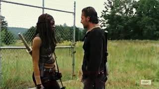 Rick and Michonne Ending Scene Season 6Episode 12 [upl. by Traweek718]