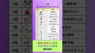 干支別 人とズレすぎてるランキング 占い師 占い スピリチュアル 干支 ランキング [upl. by Brookhouse]