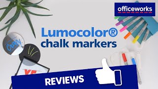 How to Use Staedtler Lumocolor Liquid Chalk Markers [upl. by Wayland947]