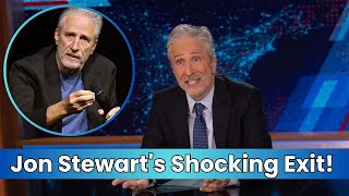 Jon Stewart 61 Immediately Left The Daily Show After This [upl. by Aneekahs]