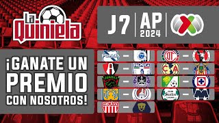 La Quiniela de la Liga MX  Jornada 7 del APERTURA 2024 [upl. by Benge]