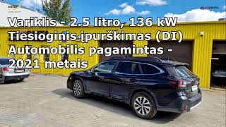 Į Subaru Outback 25 litro 136 kW 2021 m Sumontuota dujų SND įranga KME NEVO SKY DIRECT [upl. by Elata]