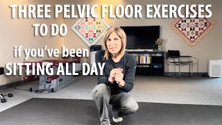 3 Pelvic Floor Exercises If Youve Been Sitting All Day shown by Core Pelvic Floor Therapy [upl. by Runkle500]