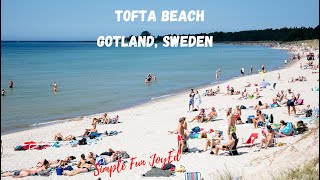 TOFTA BEACH  can be found just 20 kilometres south of Visby Gotland in Sweden [upl. by Barker]