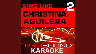 Reflection Karaoke Lead Vocal Demo In the Style of Christina Aquilera  Mulan [upl. by Cohlier]