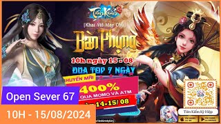 Game Lậu Mobile  Tiên Kiếm Kỳ Hiệp  Open Sever 67 andios  10H ngày 15082024  Free Code Khủng [upl. by Darnoc]