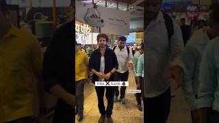 Kartik aryan n rashmika mandana spotted at airport arrival😍❤️kartikaaryan bhoolbhulaiyaa3 shorts [upl. by Tenneb884]