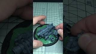 Ironweld Great Cannon Building a custom base with green stuff amp Assembling the Artillery Crew aos [upl. by Nnylsoj]