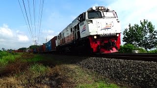 Galeri Kereta Api Barang Indonesia Kontainer Parcel Semen Ballast Pertamina [upl. by Toma109]