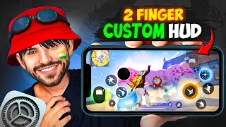 i Got Worlds Fastest  2 FINGER  Custom HUD  Free Fire 🔥 Top 3 Pro Custom HUD In 2024 [upl. by Durtschi601]