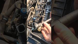 How to replace injector OM613OM648 diesel turbodiesel commonrail injector [upl. by Ikairik]