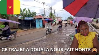 Ce trajet à Douala Cameroon fait honte à tous les camerounais 🙈🙈 De ndokoti à hôpitalgénérale [upl. by Pazice]