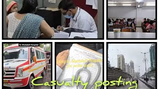 Casualty posting internships medicalinternship bmchospital TNMC nairhospital [upl. by Anneehs]