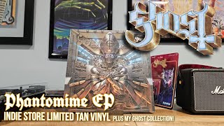 GHOST Phantomime Indie Tan Vinyl Unboxing  My Ghost Collection [upl. by Lenora465]