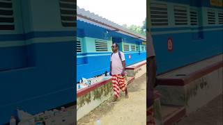 Train Wall painting 🖌️🎨 reels video [upl. by Ardnala687]