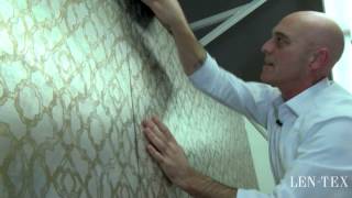 Hanging Mylar Wallcovering [upl. by Oicnoel]