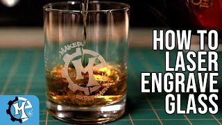 How to laser engrave glass like a PRO [upl. by Yevoc]