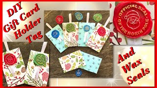 Easiest Gift Card Envelope Tag Or Ornament Tutorial  A PandaHall Project [upl. by Chane]