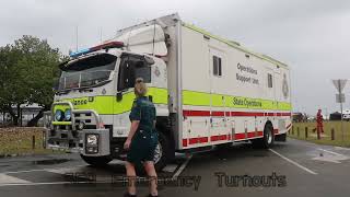 Multiple Vehicles leaving Redcliffe Emergency Service Expo [upl. by Callas51]